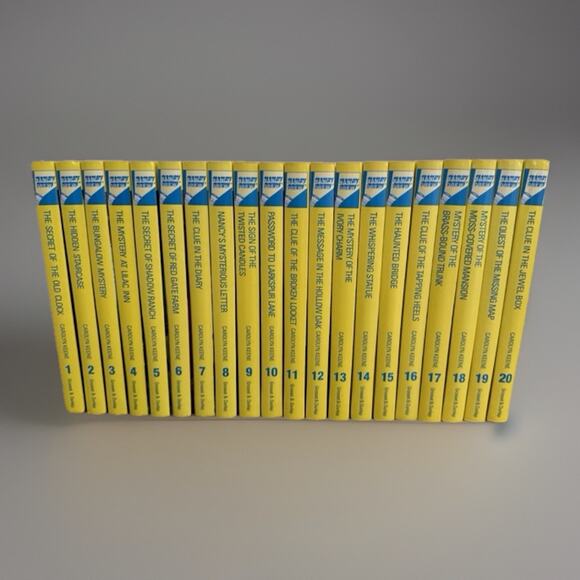 New Nancy Drew Series Set Books 1-21 Hardcover by Carolyn Keene 21 Volumes 2007 - Picture 1 of 1